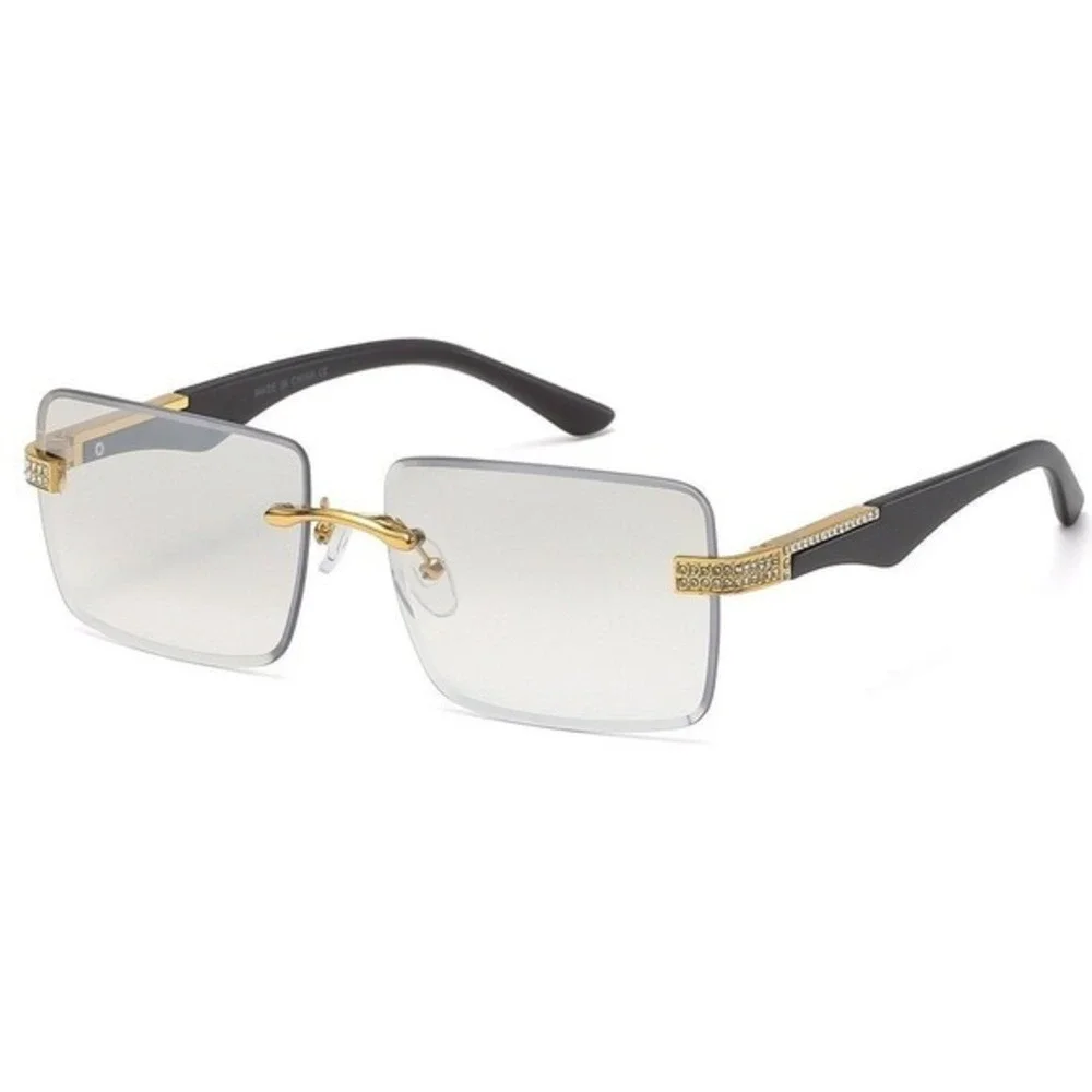 Women Eye Glasses Clear Lens Hip Hop Street Wear Style Woody Arms‎ Classic Fancy